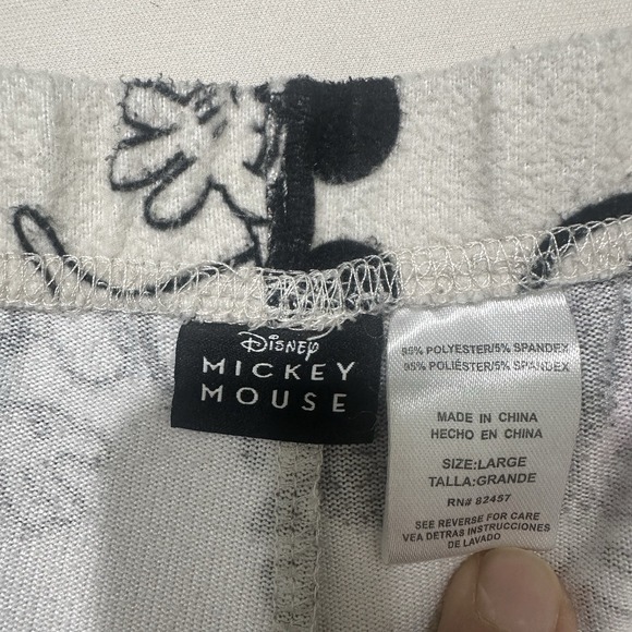 Disney Mickey Mouse Pajama Pants Lounge Sleepwear Adult Large - Picture 5 of 9
